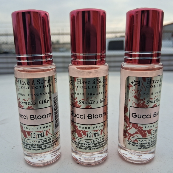 Gucci Other - Gucci Bloom Fragrance Trio - Pink and Silver